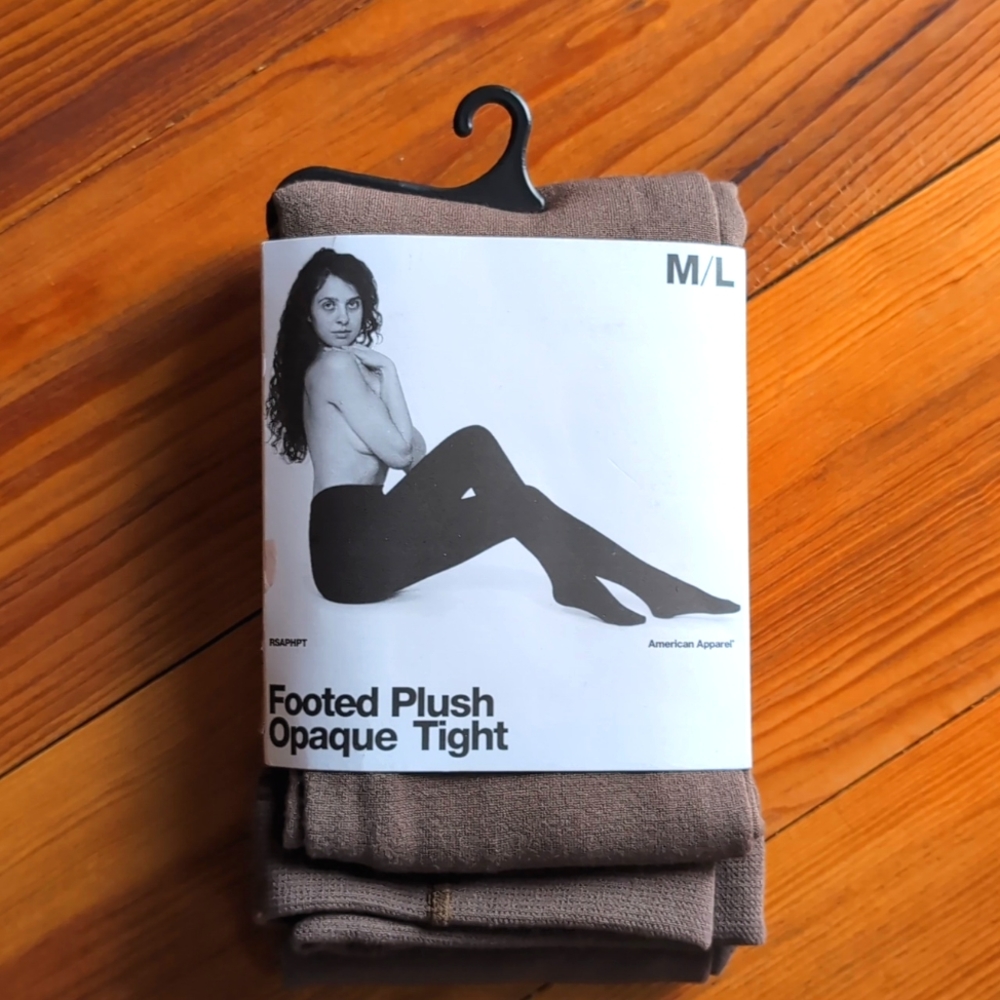 American Apparel plush tights